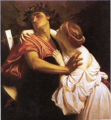 Lord Frederic Leighton Orpheus and Euridice Norge oil painting art